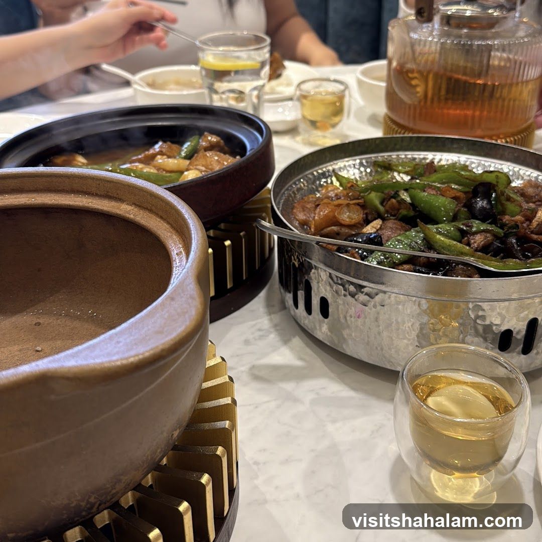 Table with Food and Drinks