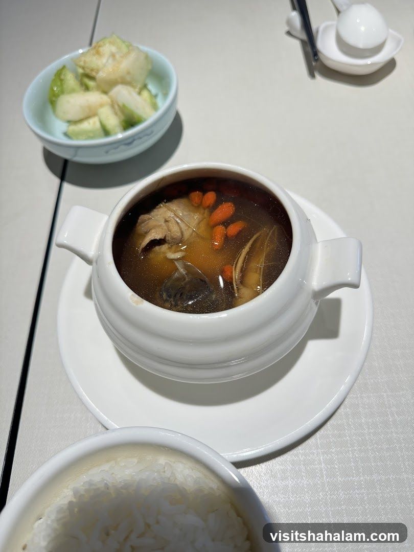 Chicken Soup with Goji Berries and Rice