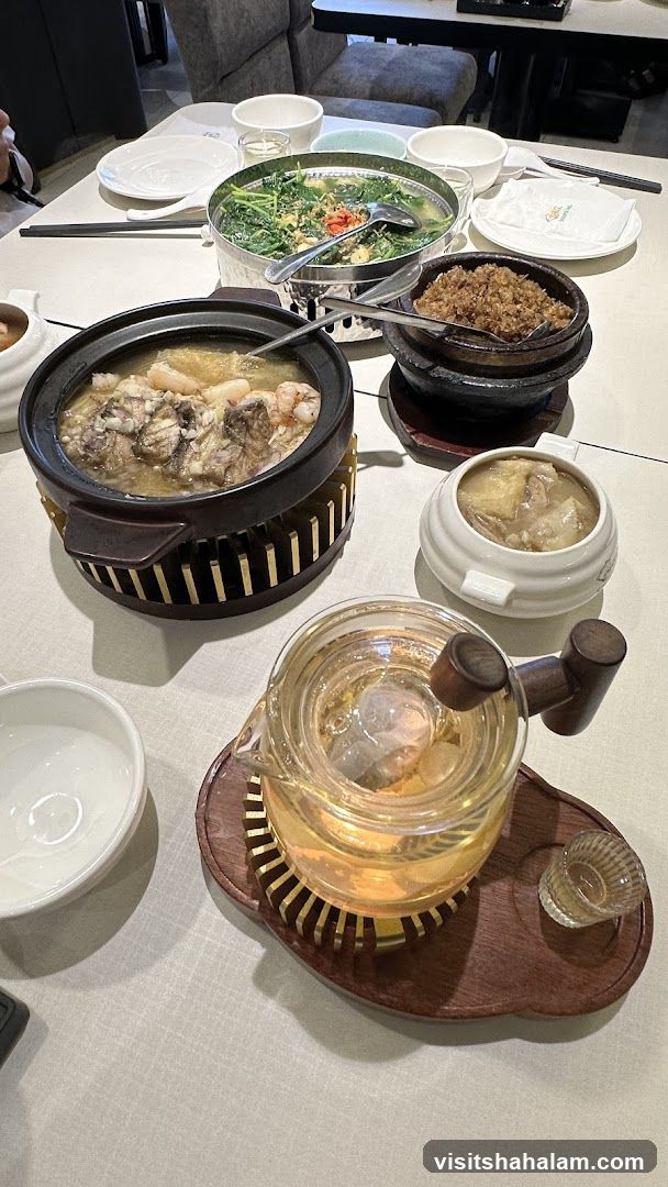 Table with Food and Tea
