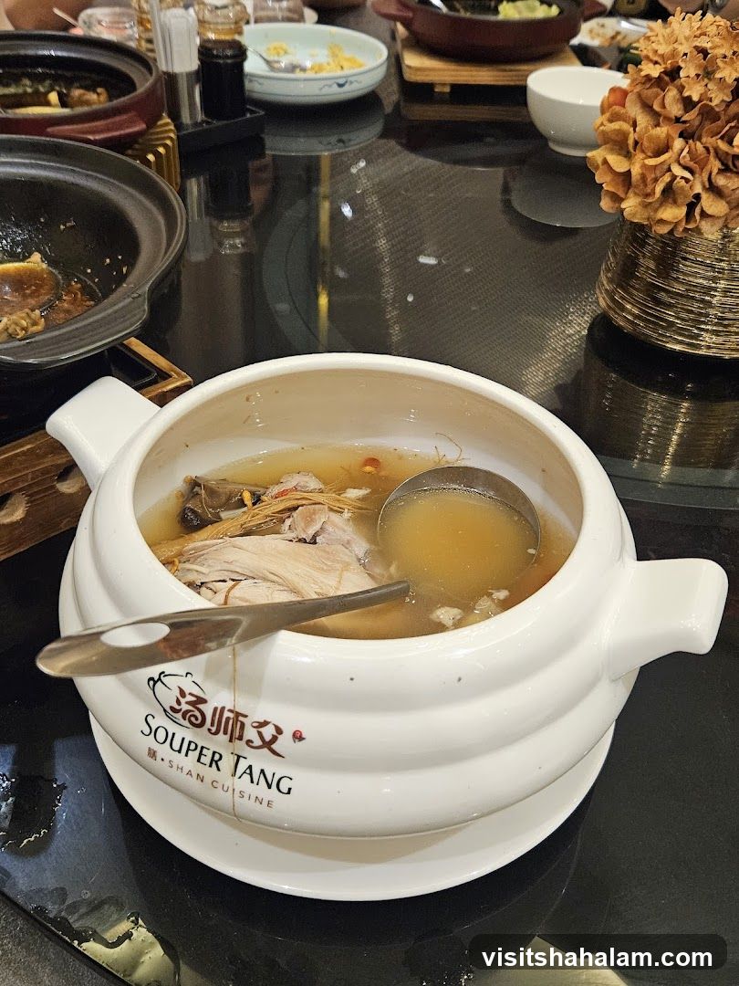 Soup in a bowl