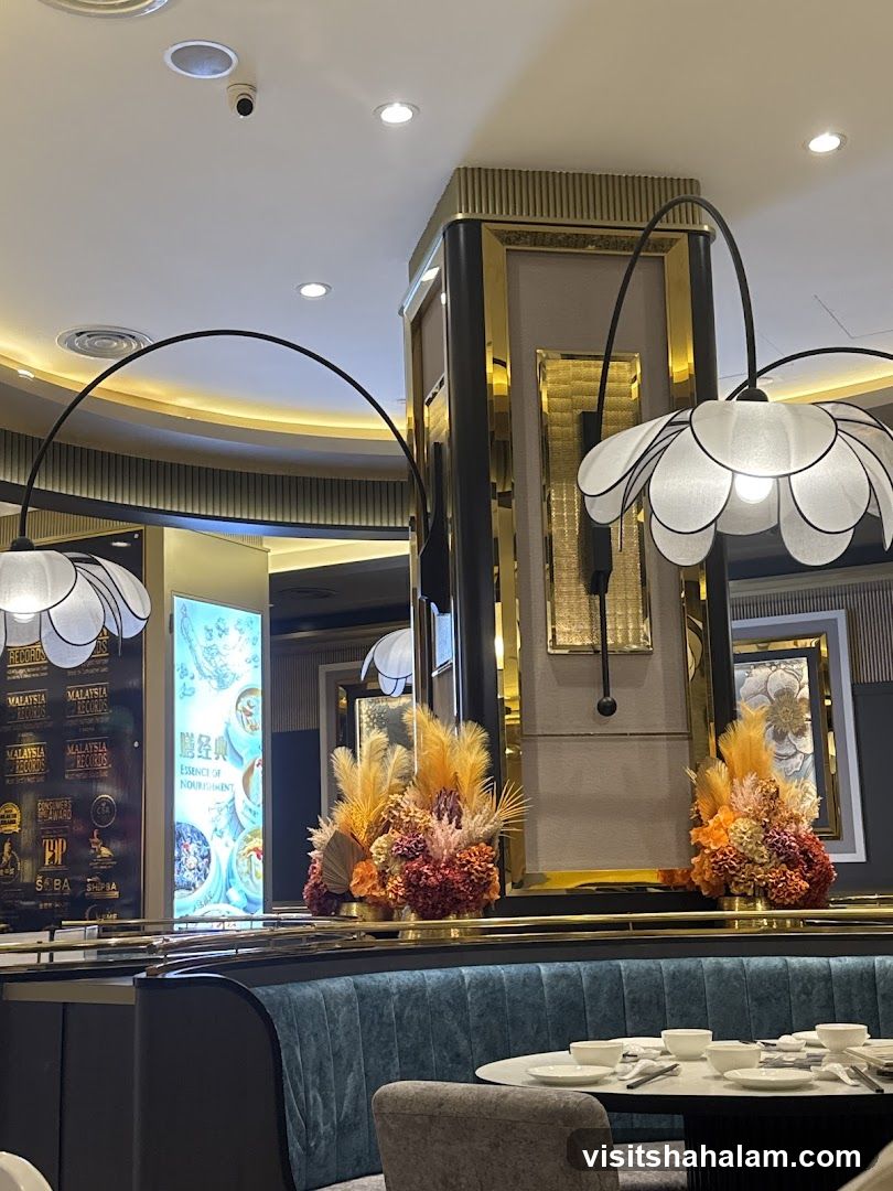 Restaurant Interior with Decorative Elements