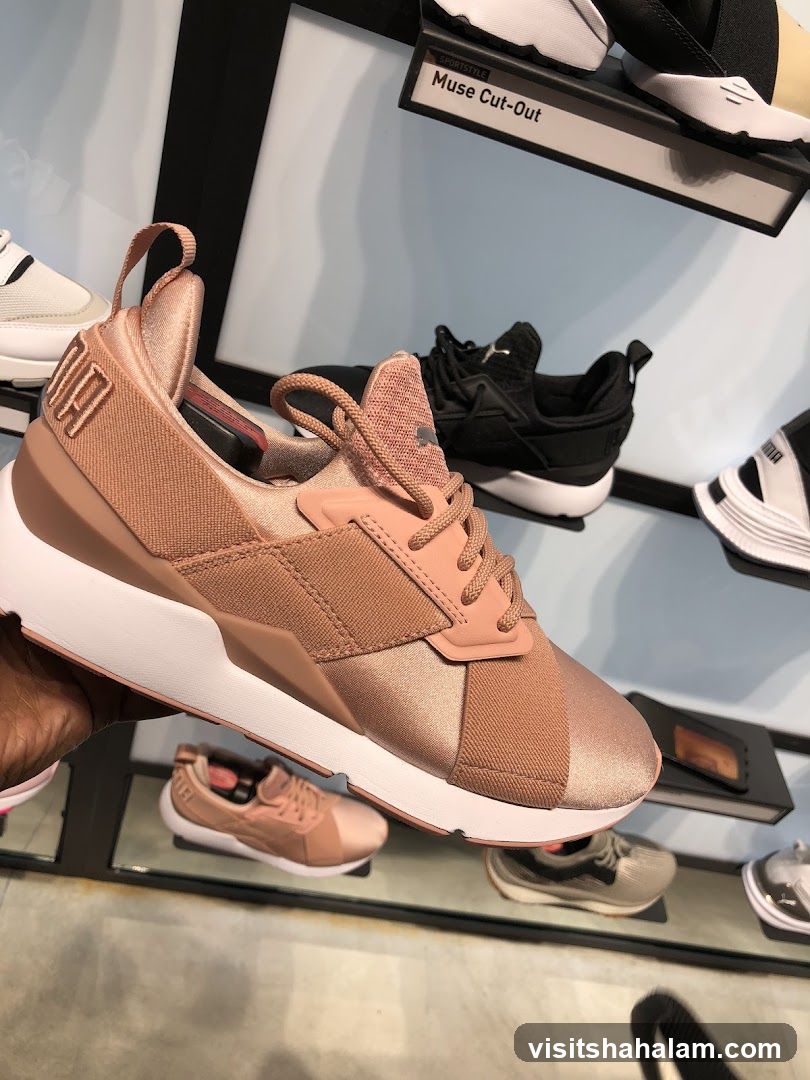 Puma Shoes Display