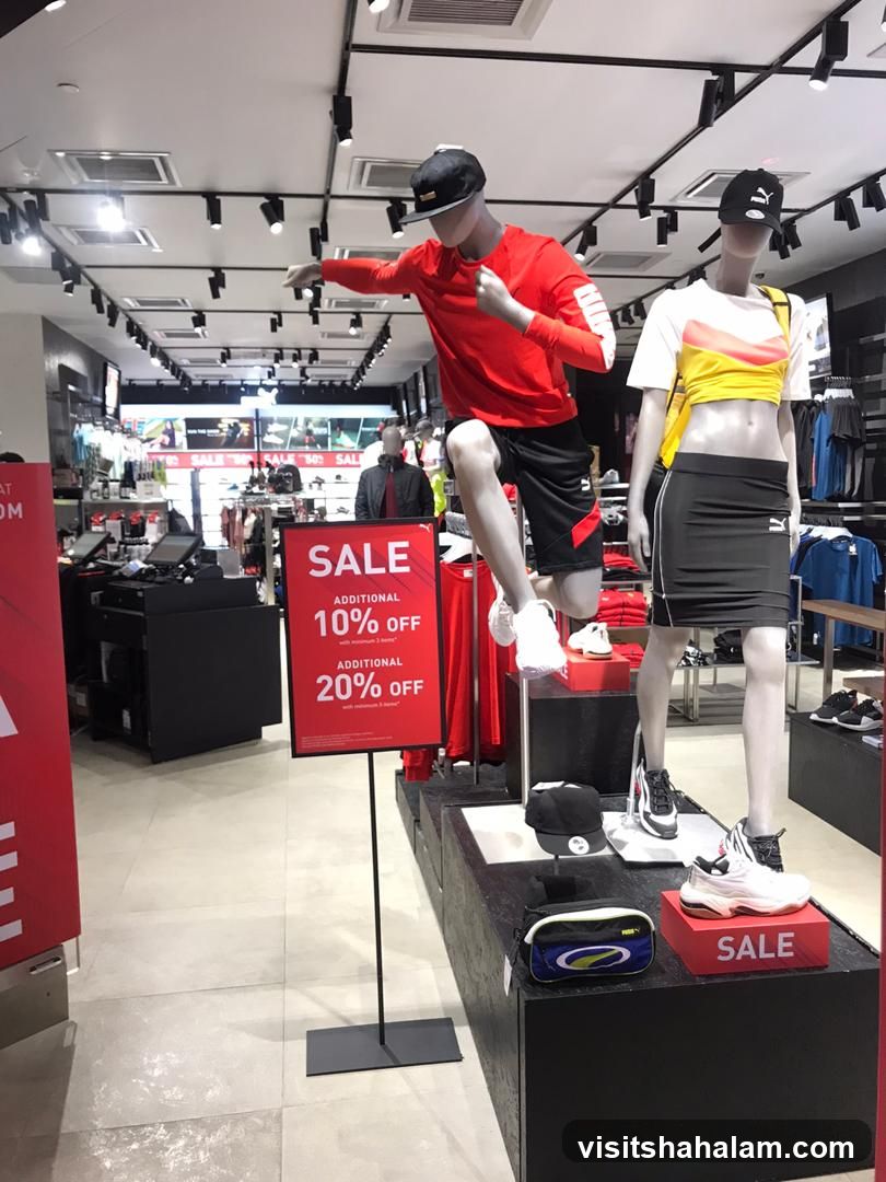 Puma Store Sale Display