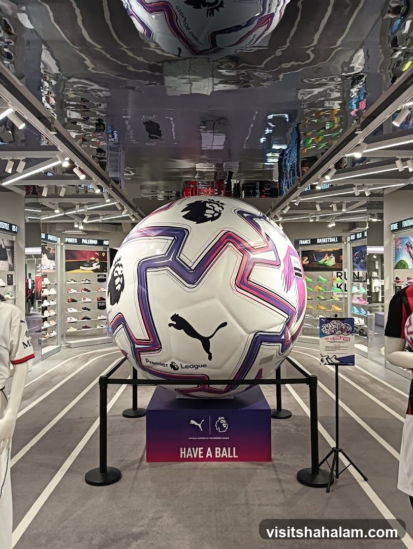Giant Soccer Ball Display