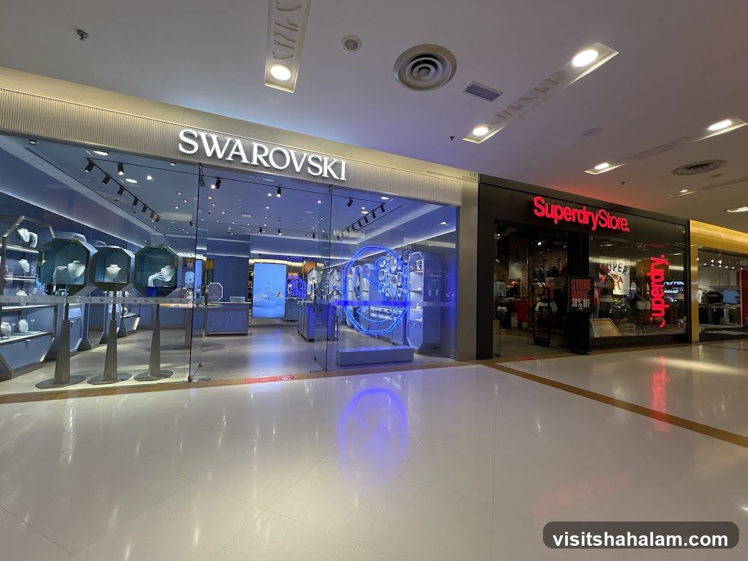 Swarovski and Superdry Storefronts