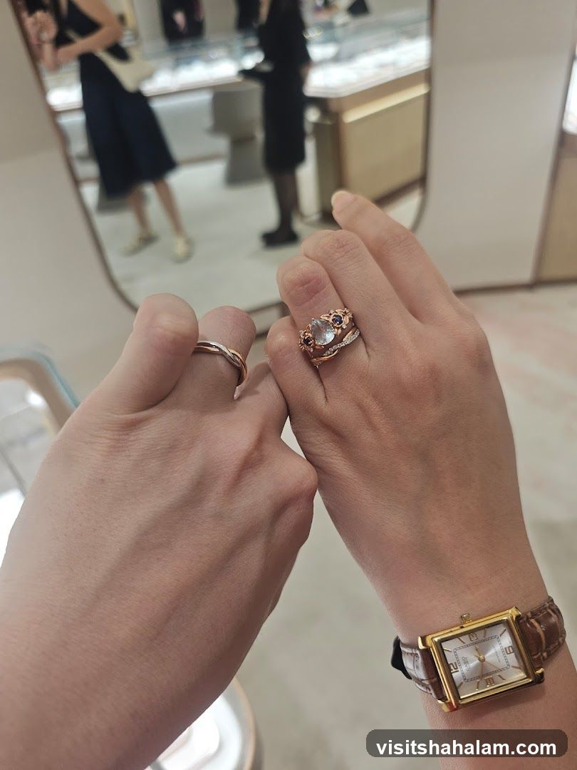 Hands with Rings and Watch
