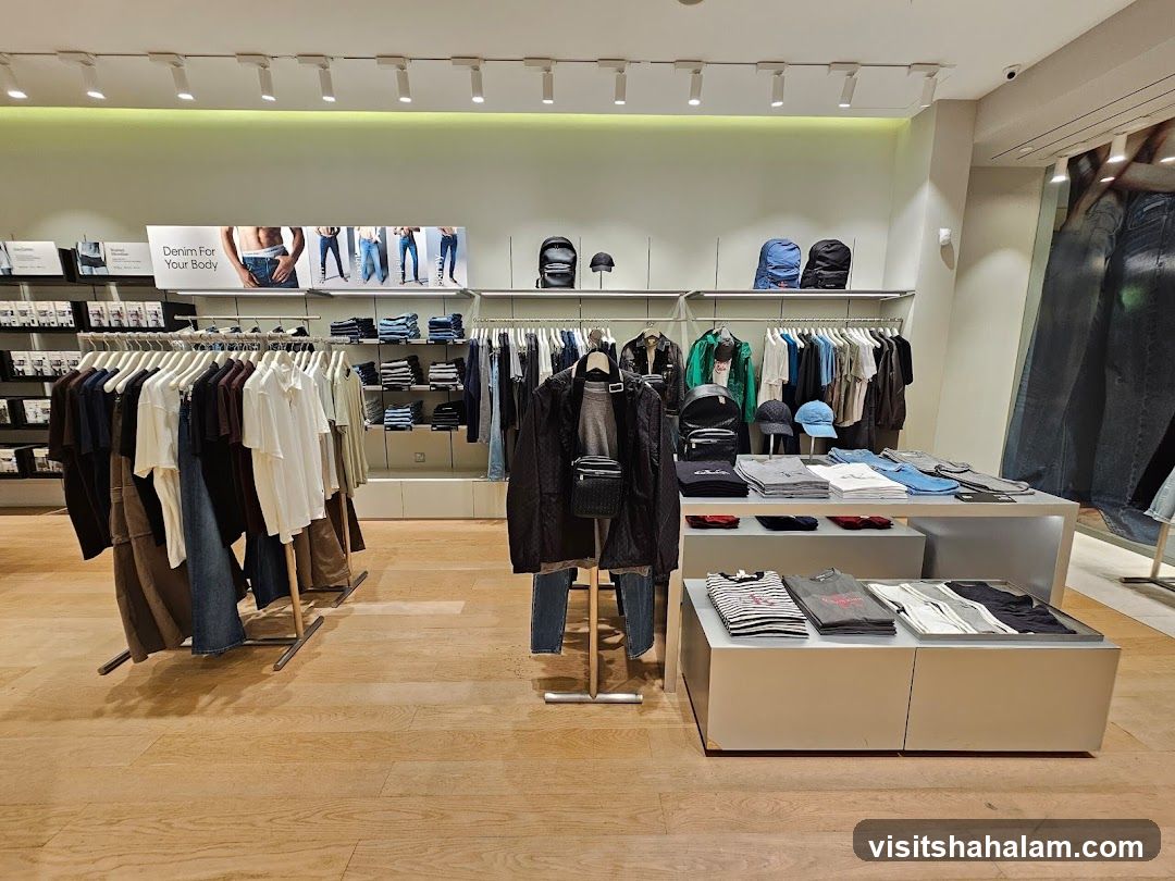 Clothing store interior