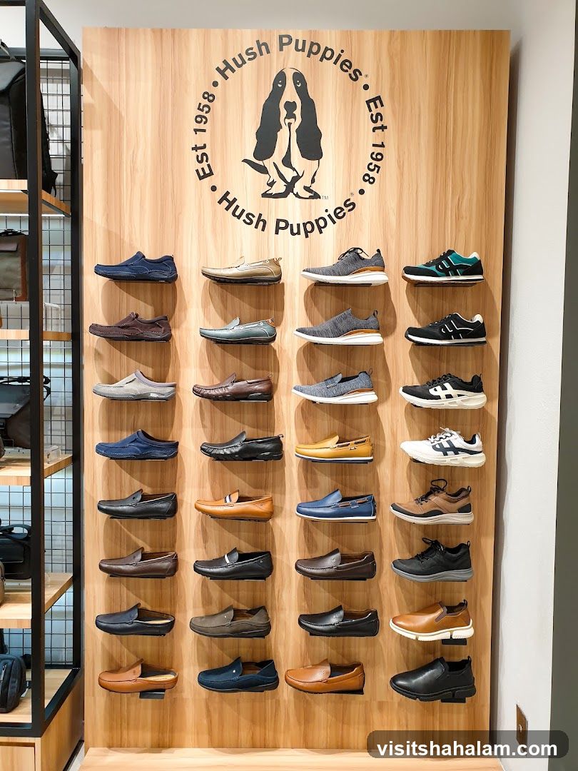 Hush Puppies Shoe Display