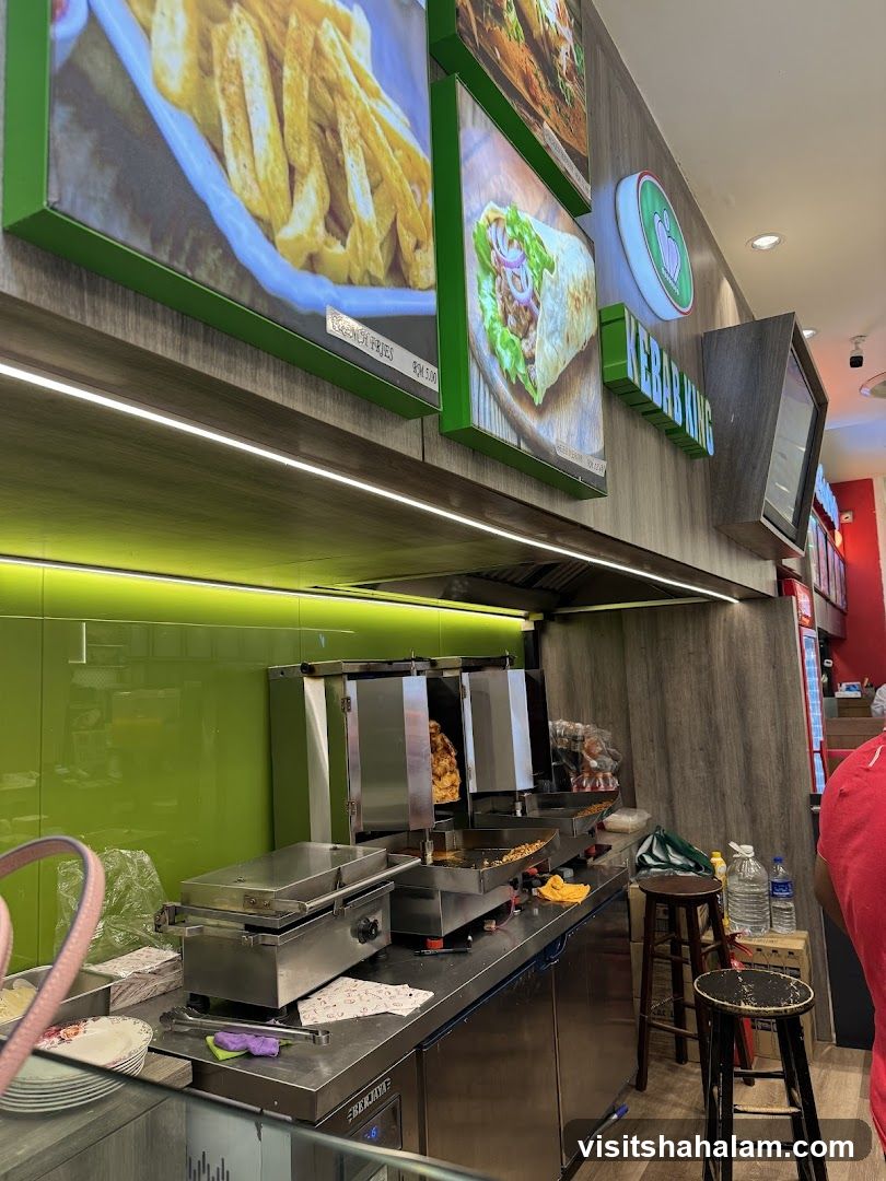 Kebab King Counter