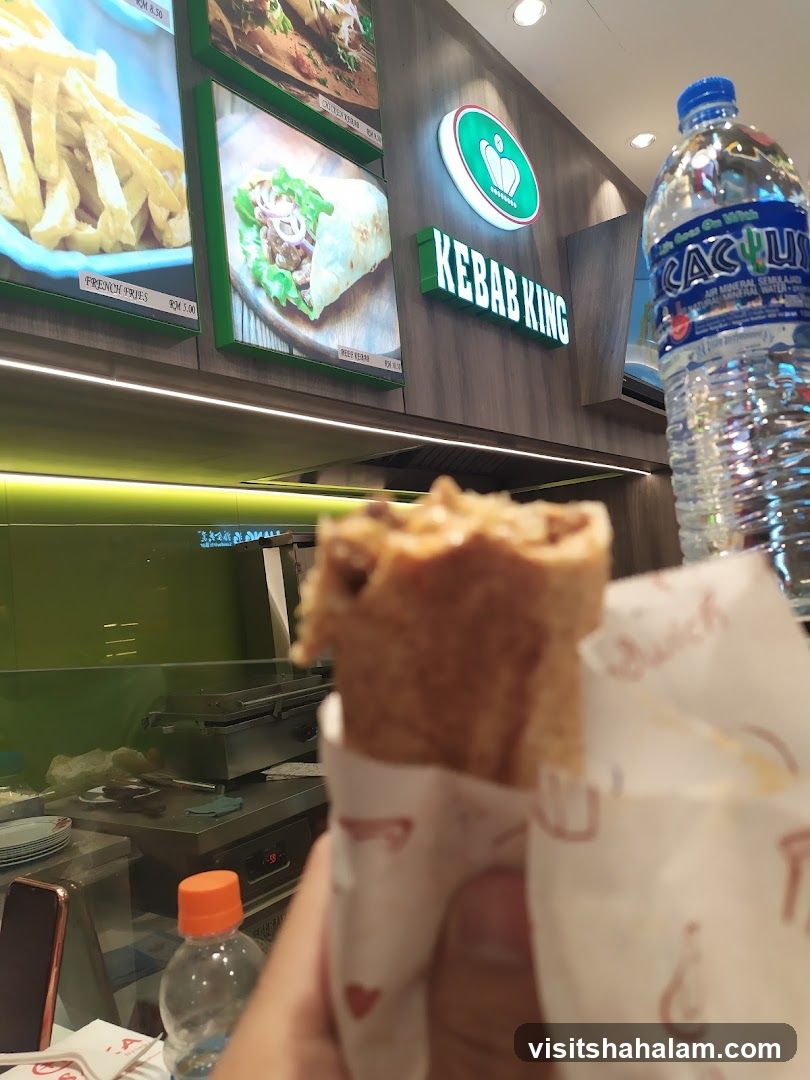 Kebab King Food Display