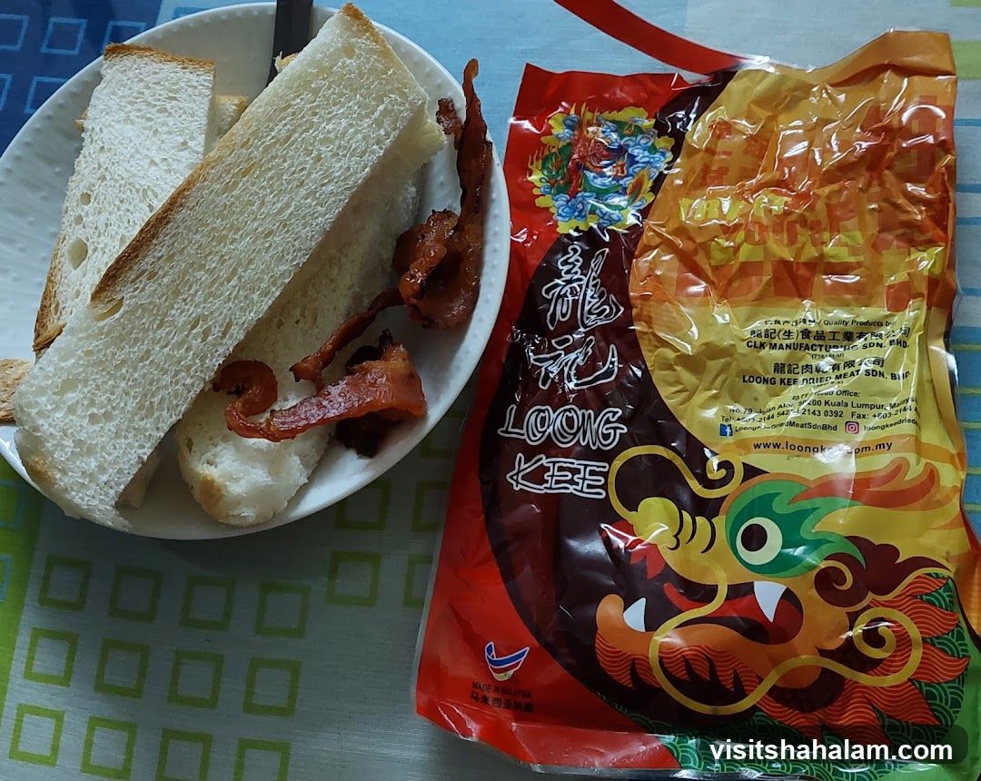 Loong Kee Dried Meat with Bread
