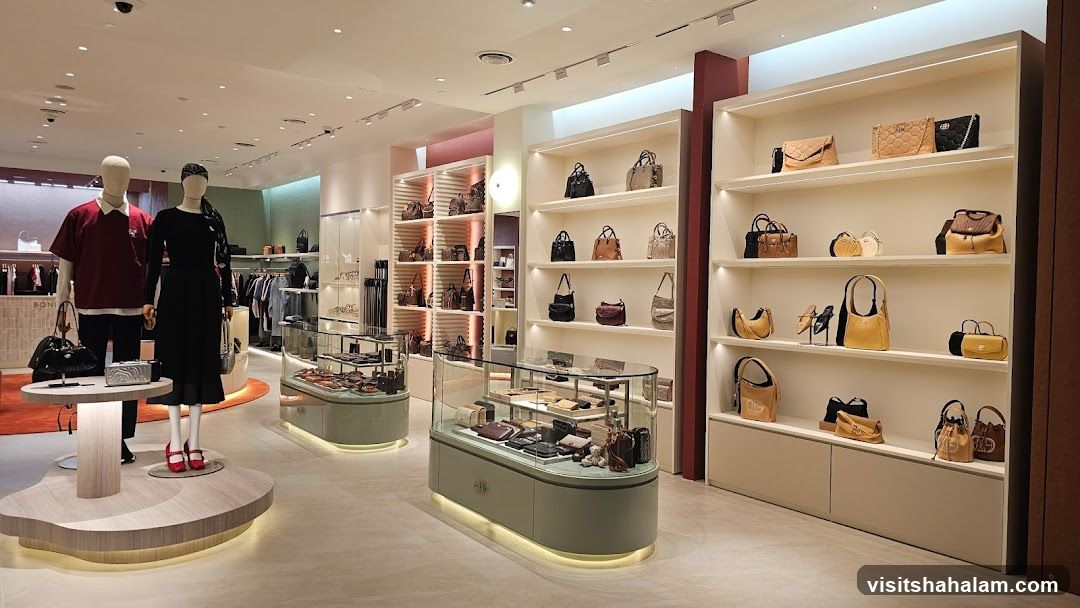 Luxury Handbag Store Interior