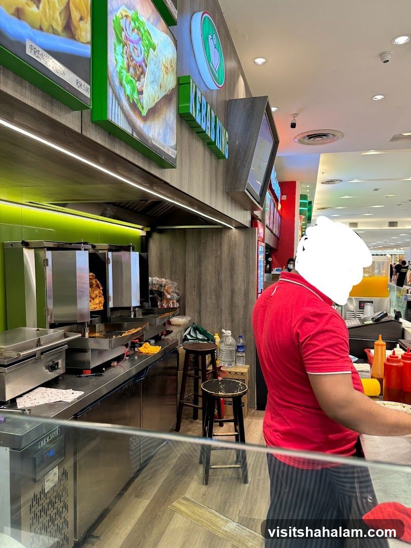 Kebab King Counter