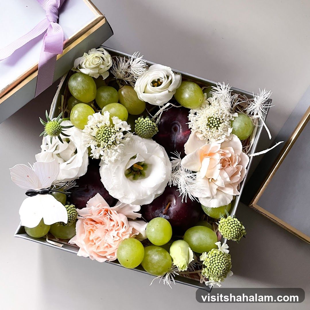 Fruit and Flower Arrangement