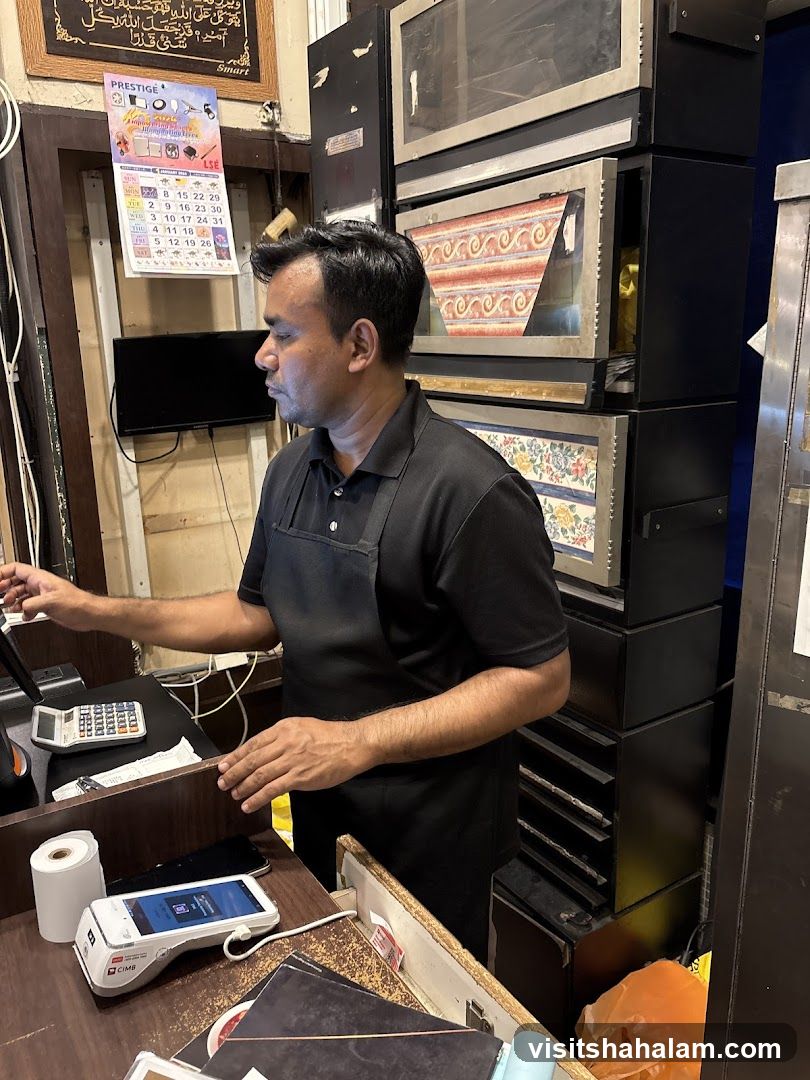 Man at a Counter