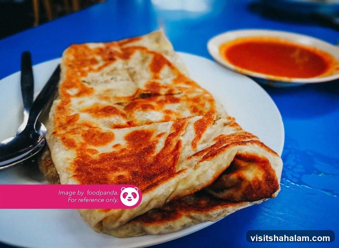 Roti Canai with Curry
