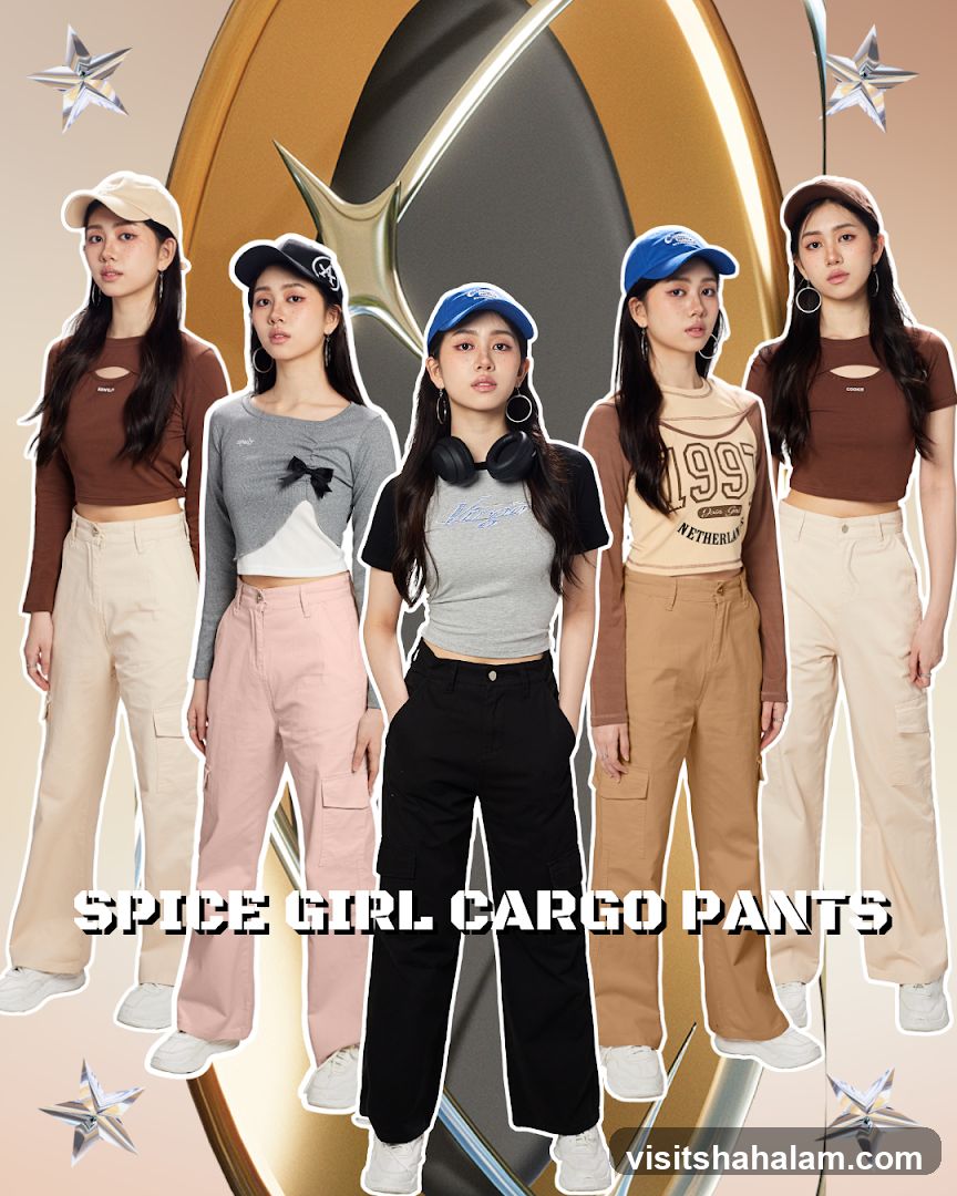 Spice Girl Cargo Pants Advertisement