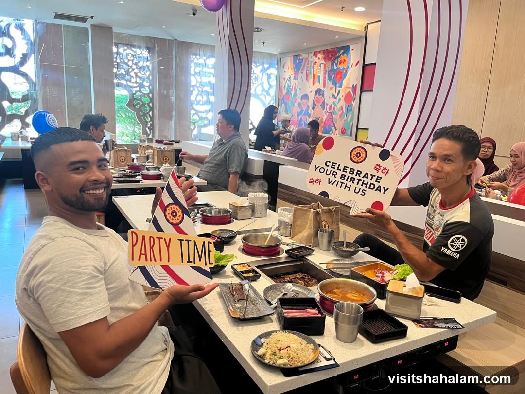 Birthday Celebration at a Restaurant