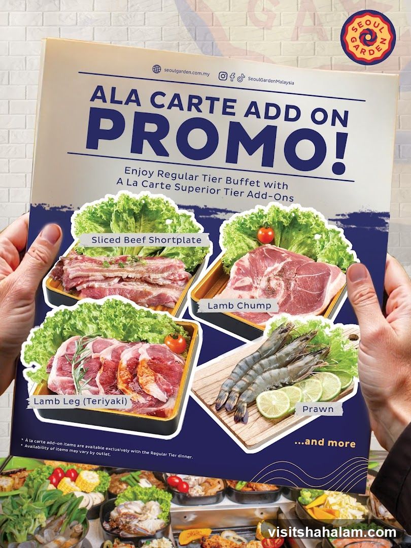 Seoul Garden Ala Carte Add On Promo