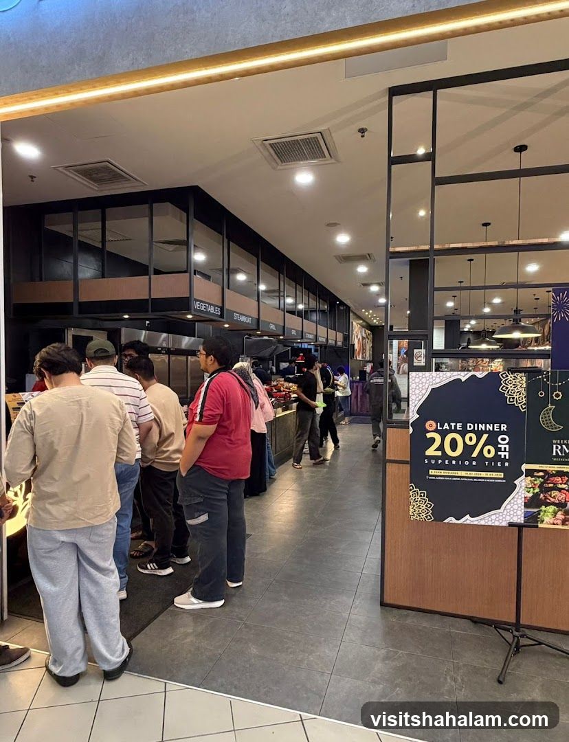Buffet Line with Promotion