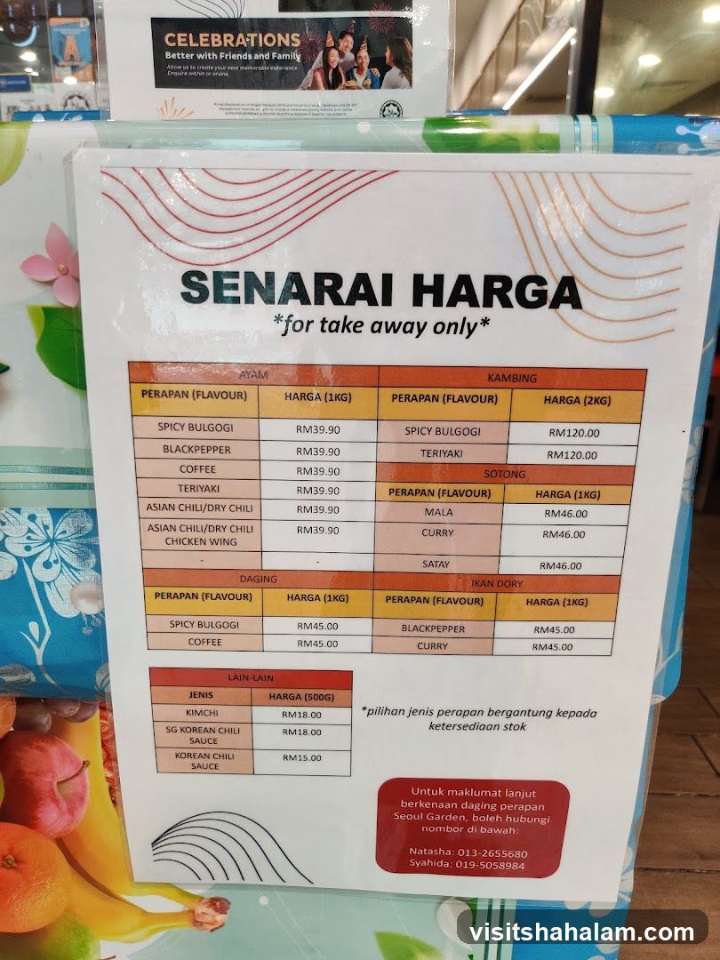 SENARAI HARGA