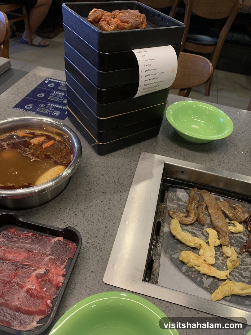 Hot Pot and Grill Meal