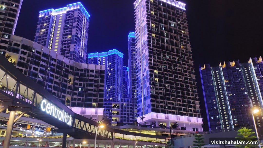 Modern Cityscape at Night