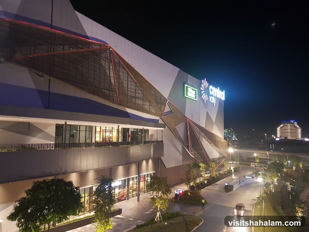 Central City Mall at Night