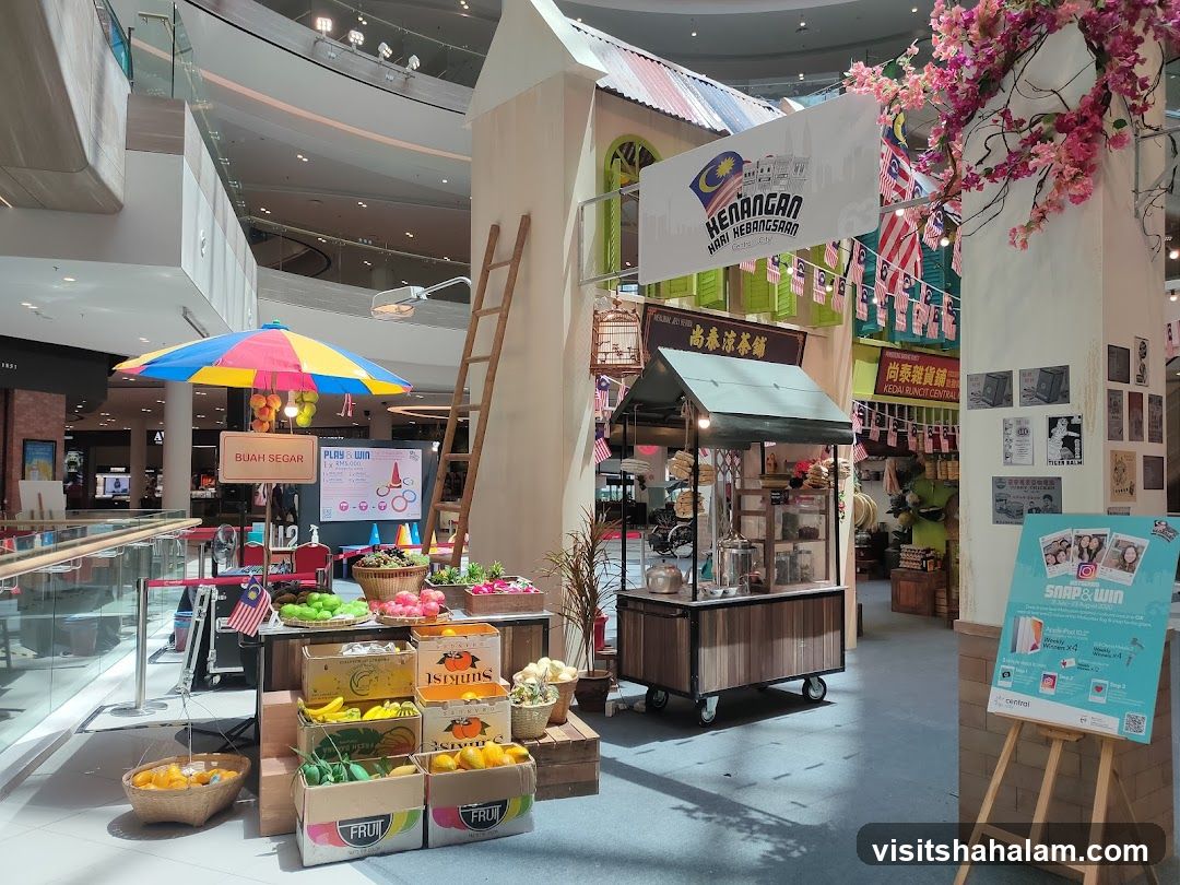 Malaysian National Day Display