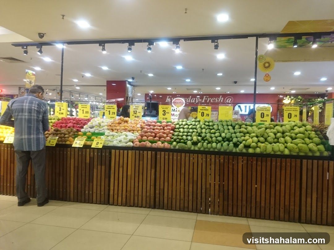 Fruit Display in a Supermarket