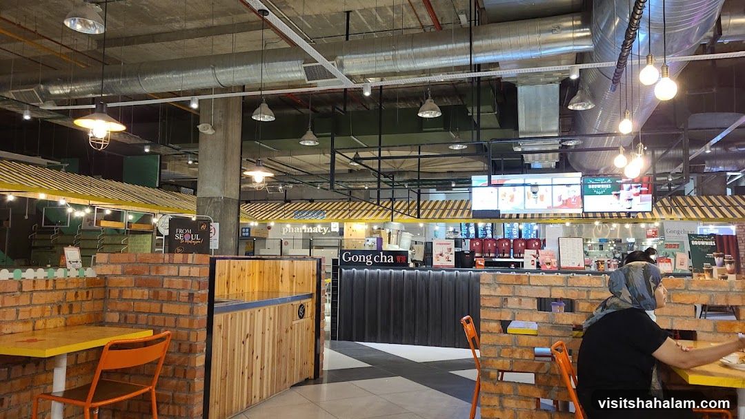 Food court with various stalls