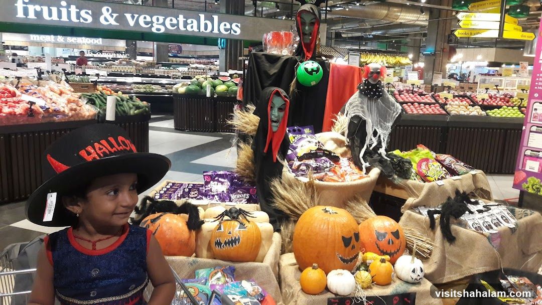 Halloween Display in Grocery Store