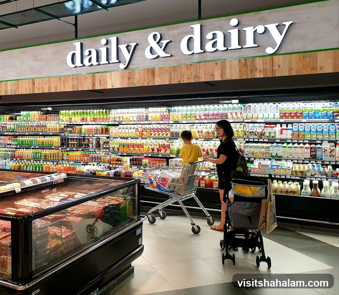 Supermarket Dairy Aisle