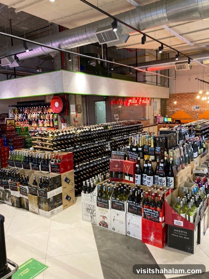 Wine and Liquor Store Interior