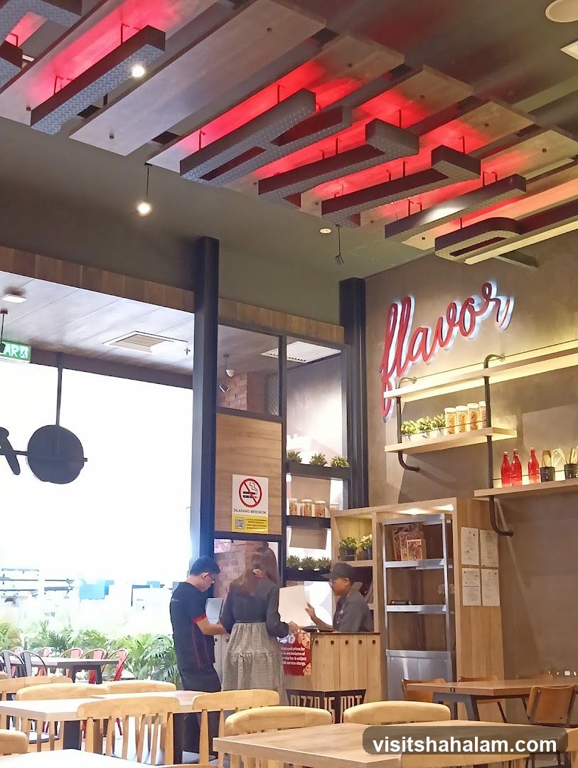 Restaurant Interior with Staff and Seating