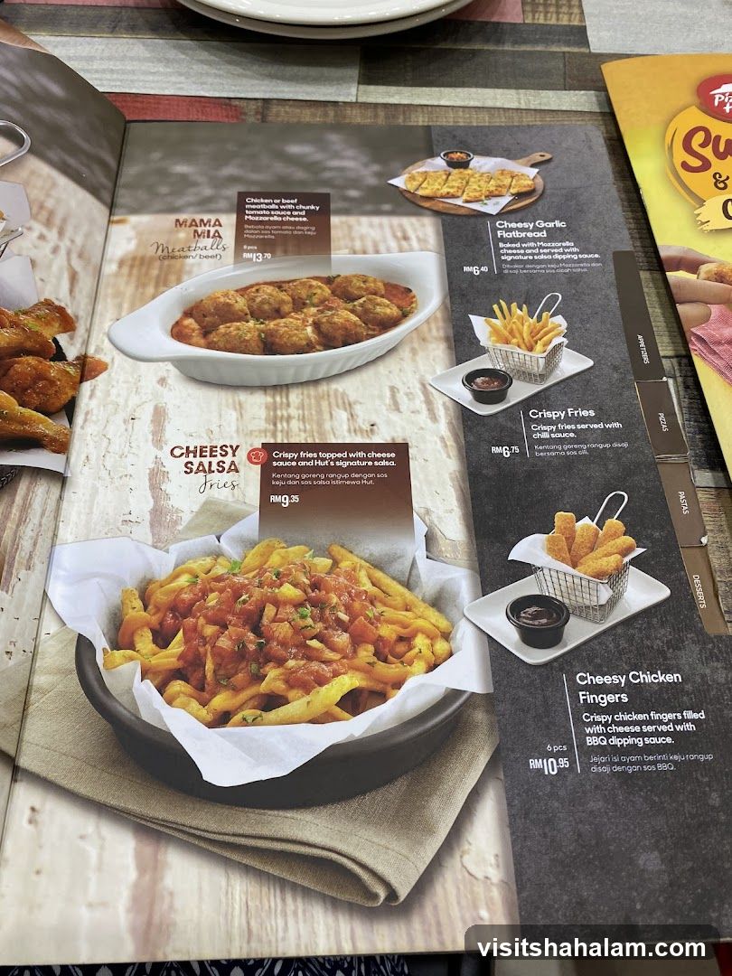 Pizza Hut Menu