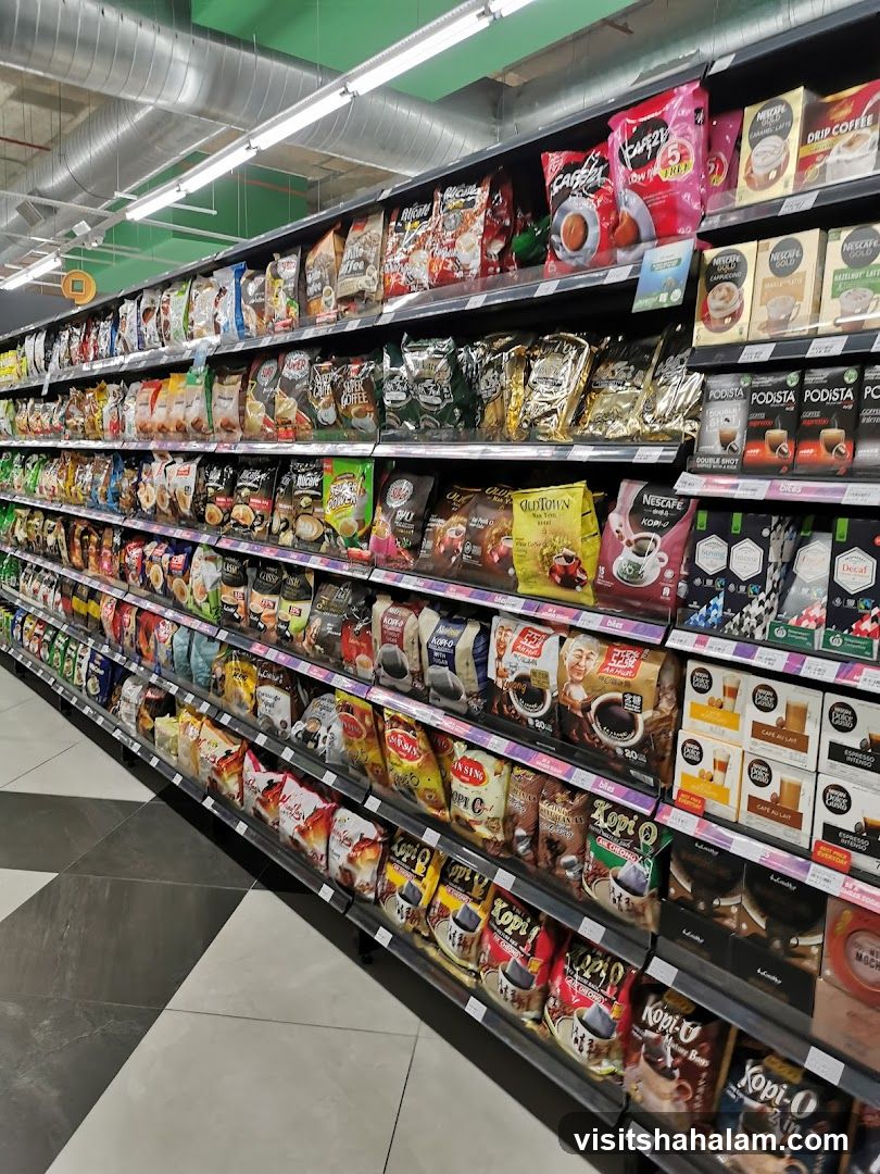 Coffee Products on Shelves