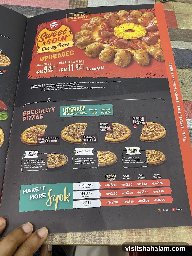 Pizza Hut Menu