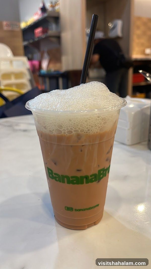 Iced Tea with Foam
