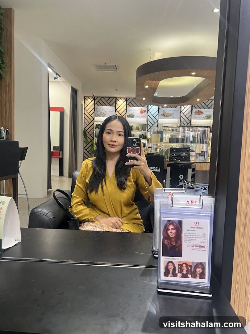 Woman in Salon