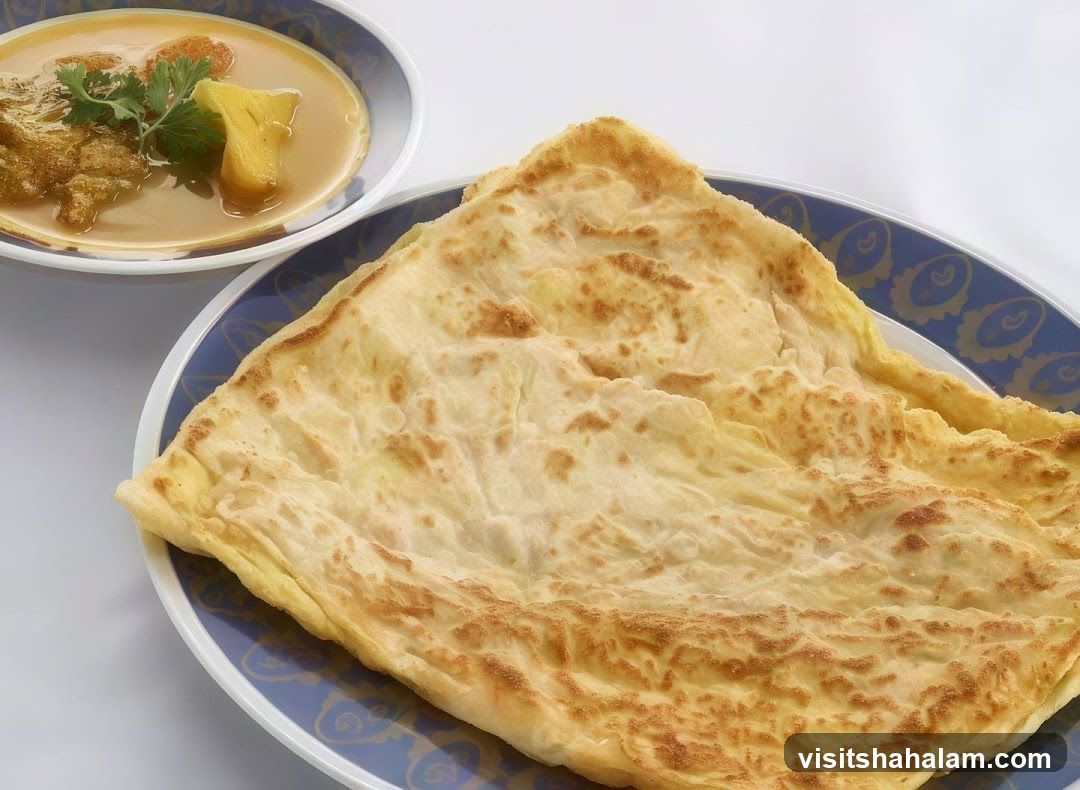 Roti Canai with Curry