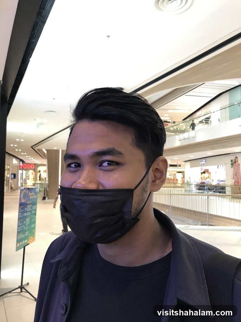 Man in a mall