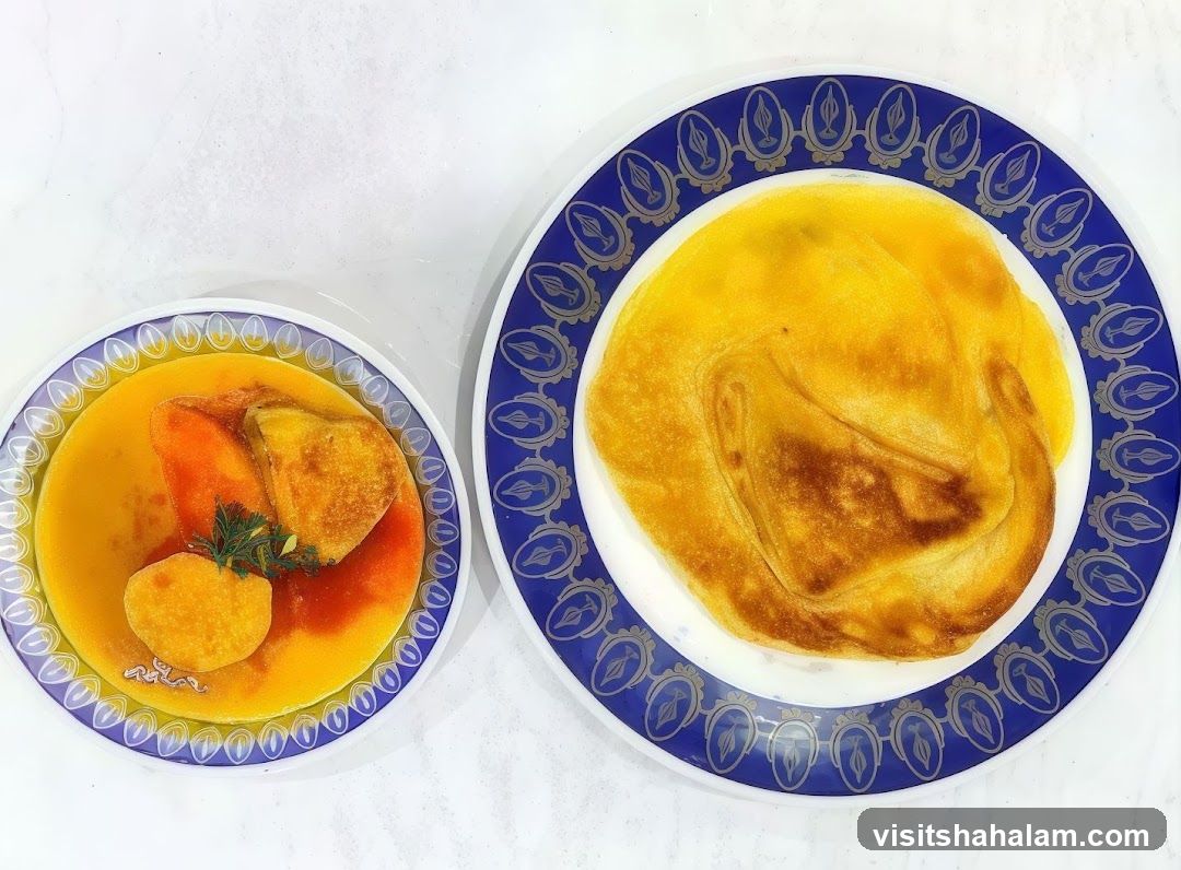 Two Plates of Food