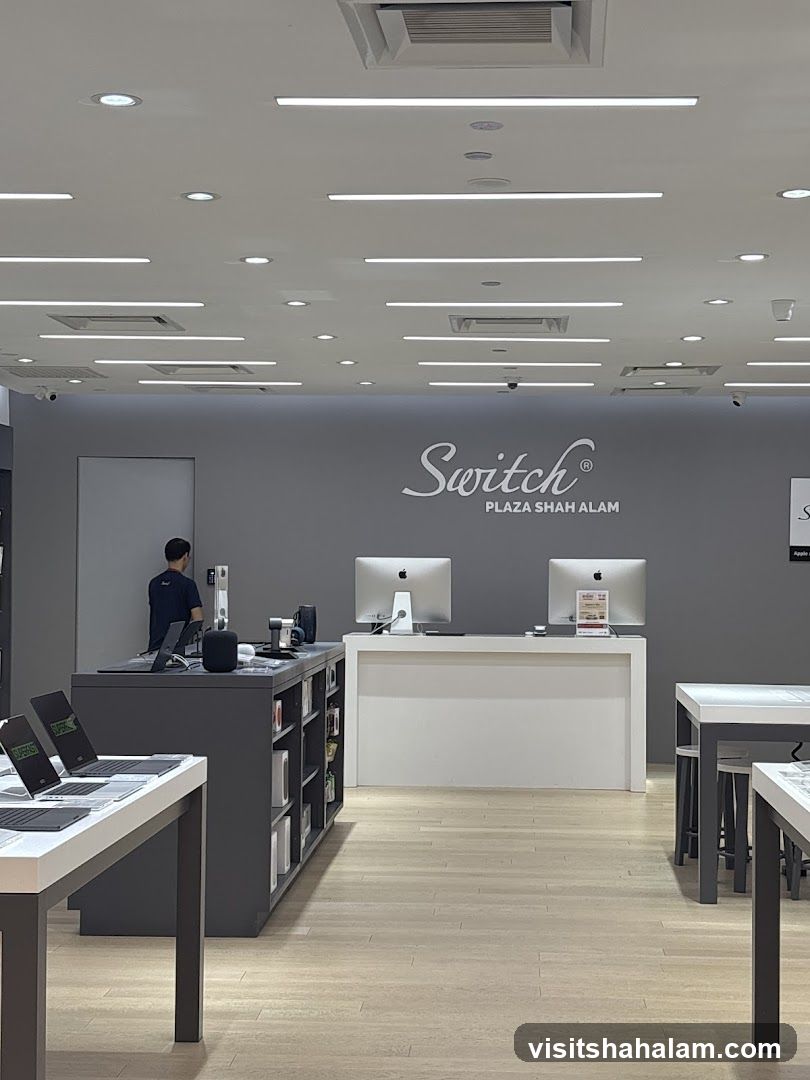 Electronics Store Interior