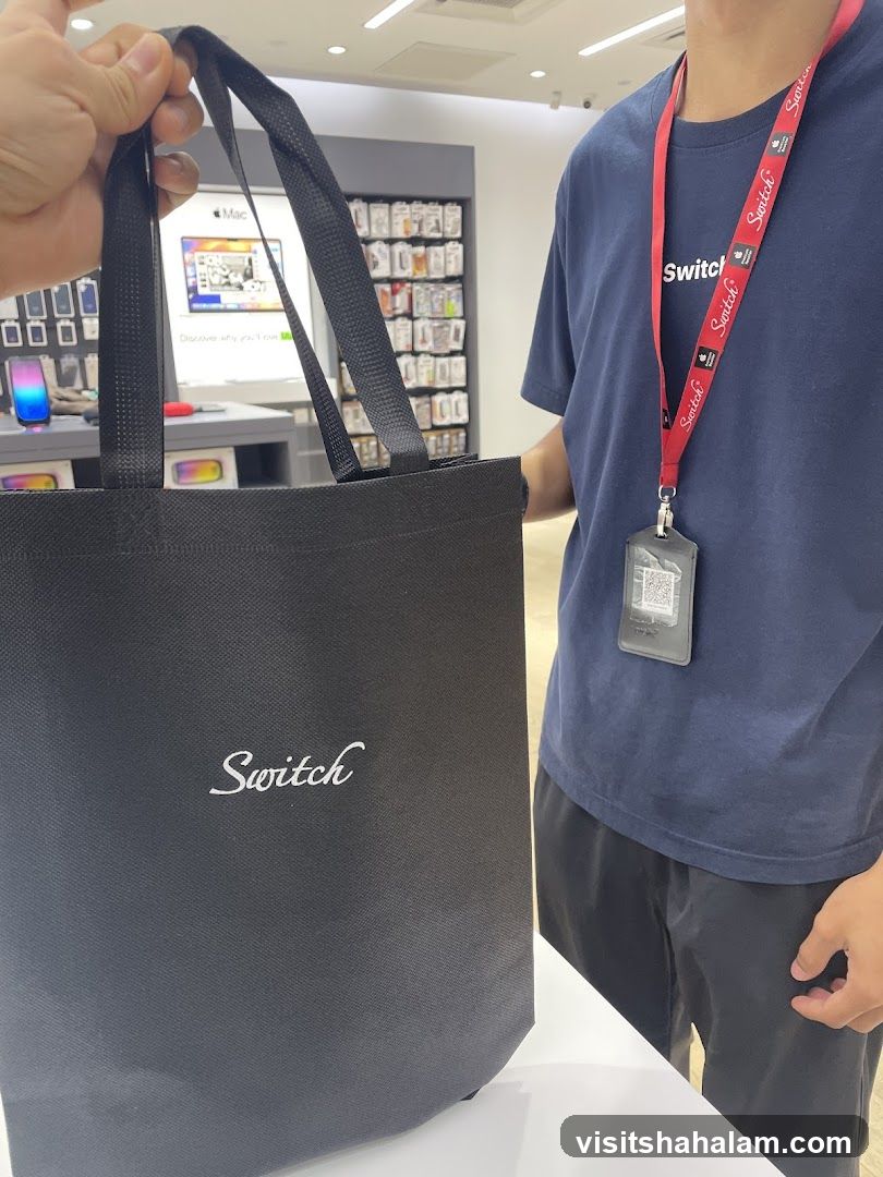 Branded Tote Bag and Employee Lanyard