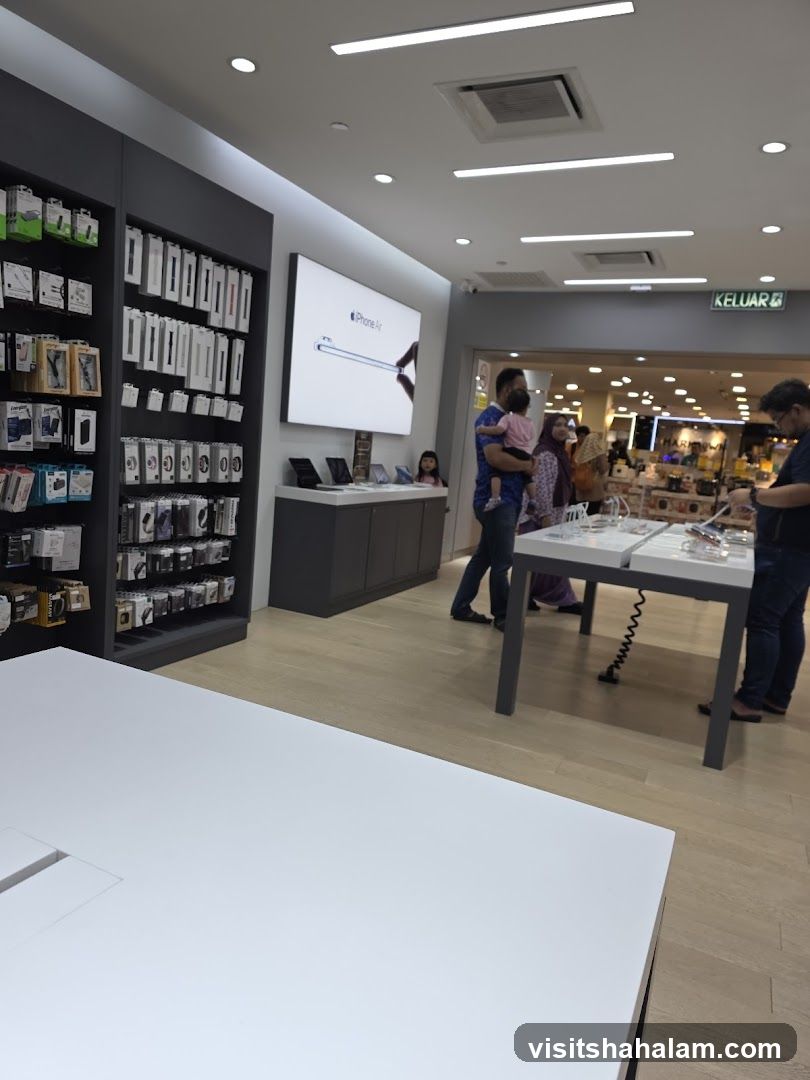 Electronics Store Interior
