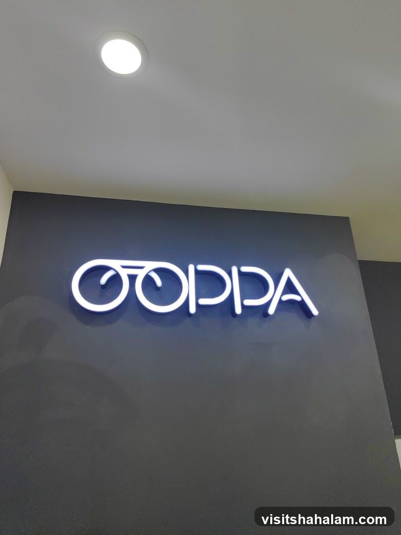 Oppa Neon Sign