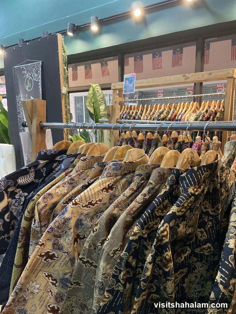 Batik Shirts Display