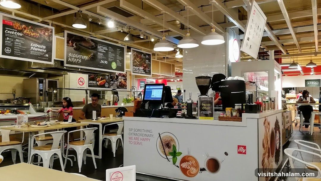 Interior of a cafe/food establishment