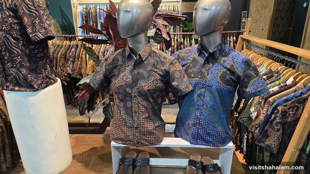 Batik Shirts on Mannequins